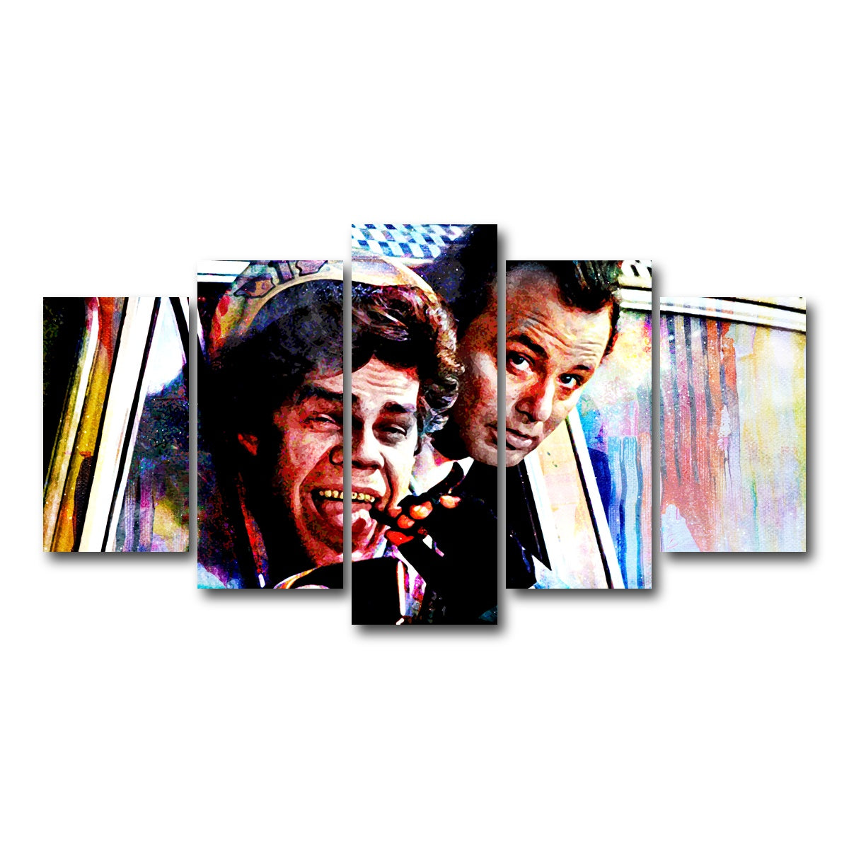 AUTO-MOCKUP WHITE | Scrooged Cabbie | 5 Piece | Gallery Wrap Canvas | group=5_normal