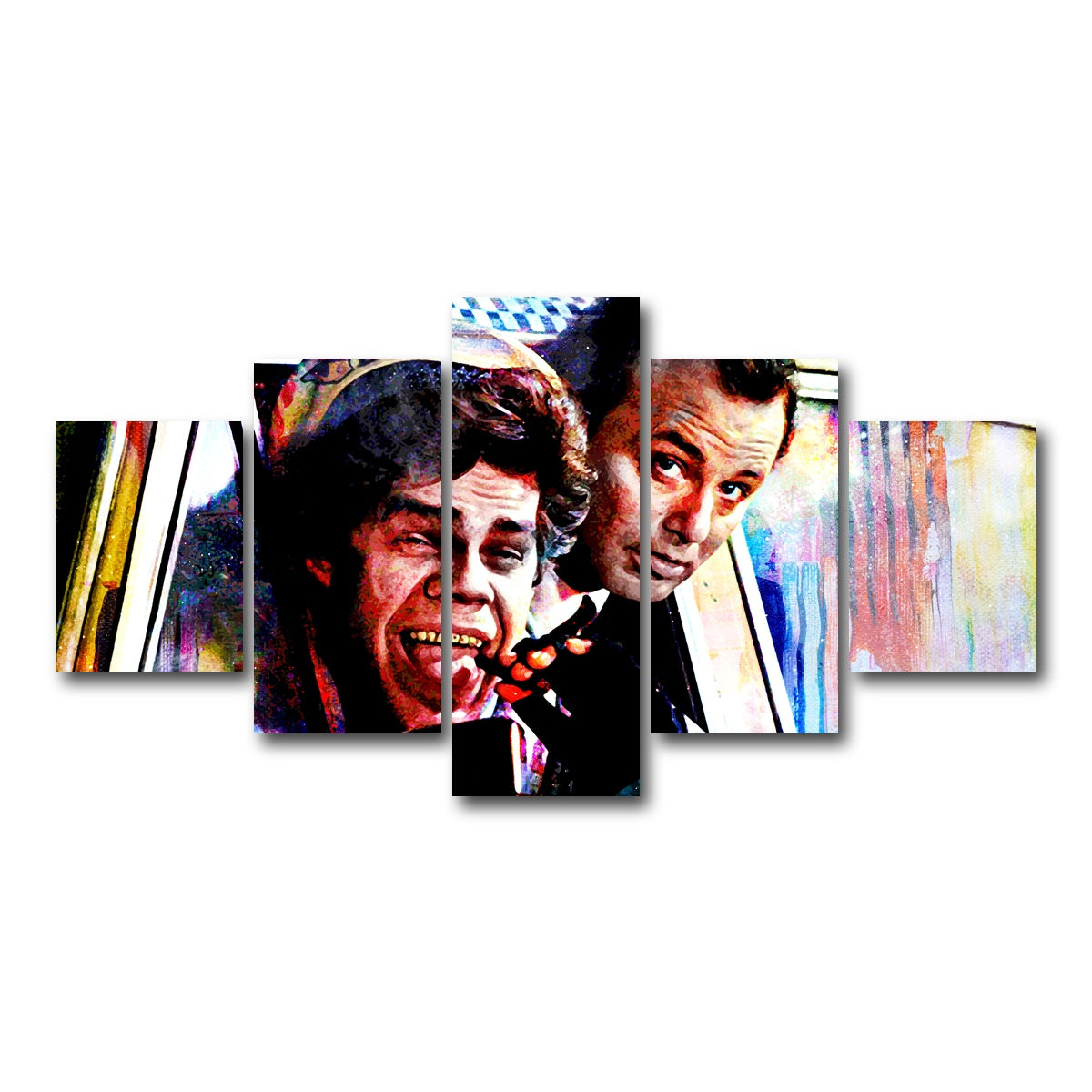 AUTO-MOCKUP WHITE | Scrooged Cabbie | 5 Piece | Gallery Wrap Canvas | group=5_short