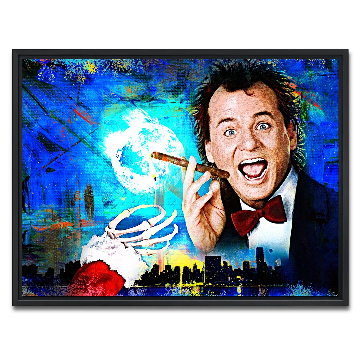 AUTO-MOCKUP WHITE | Scrooged | 1 Piece | Black Framed Canvas | group=4x3