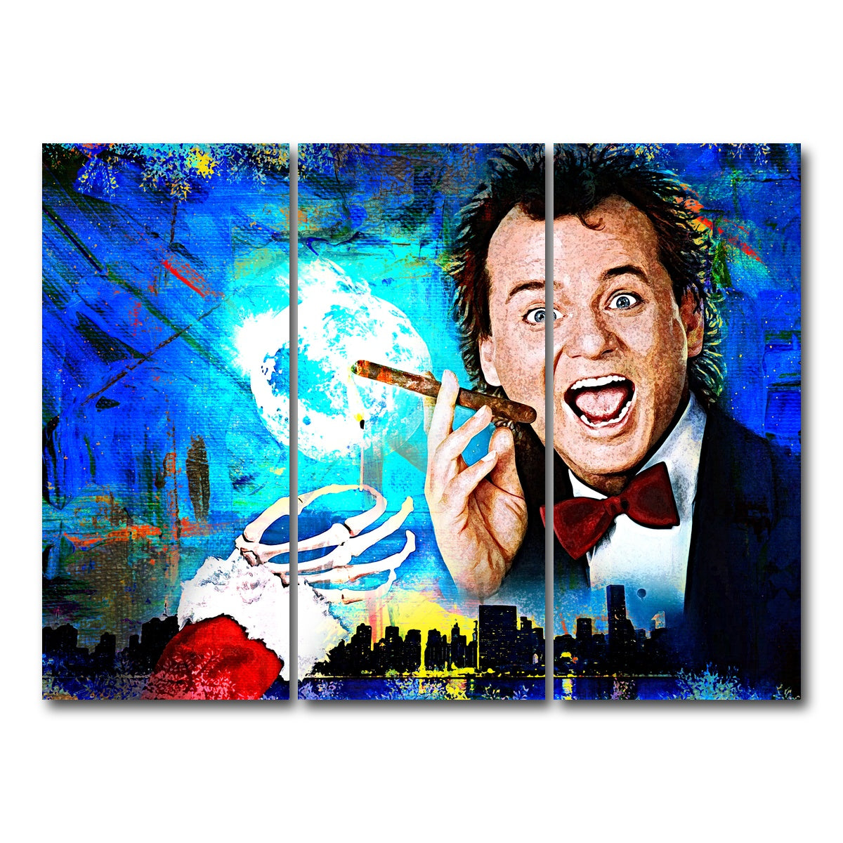 AUTO-MOCKUP WHITE | Scrooged | 3 Piece | Gallery Wrap Canvas | group=8x18