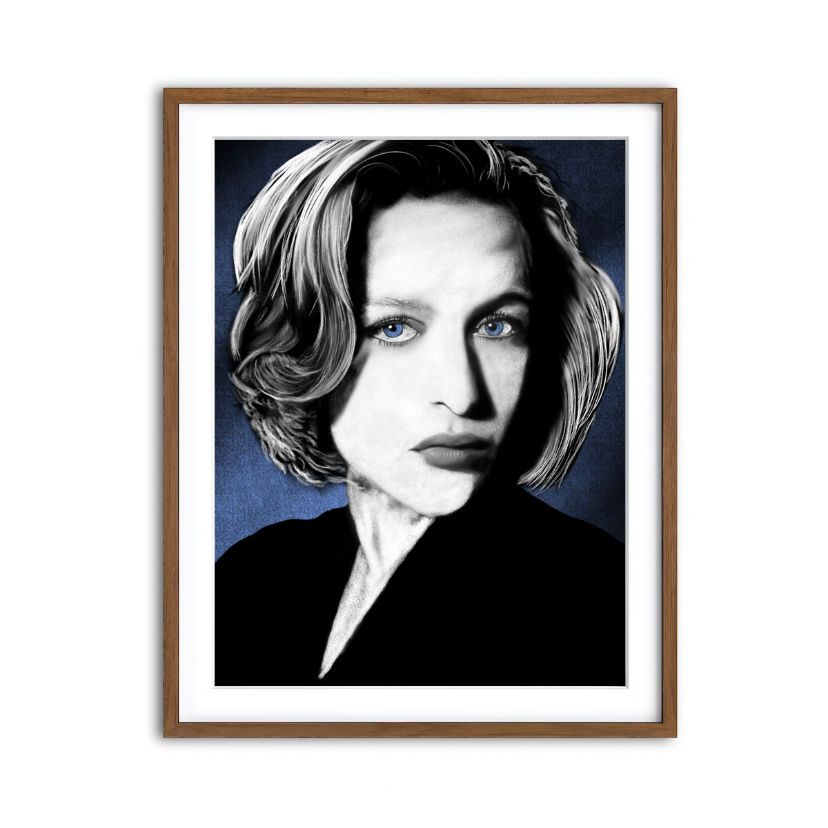 Framed Print 3x4 Walnut