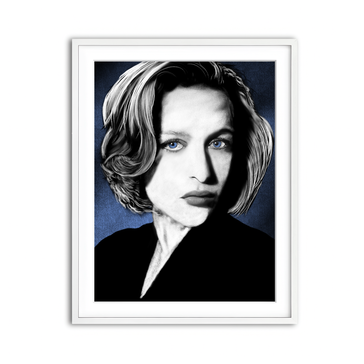 Framed Print 3x4 White