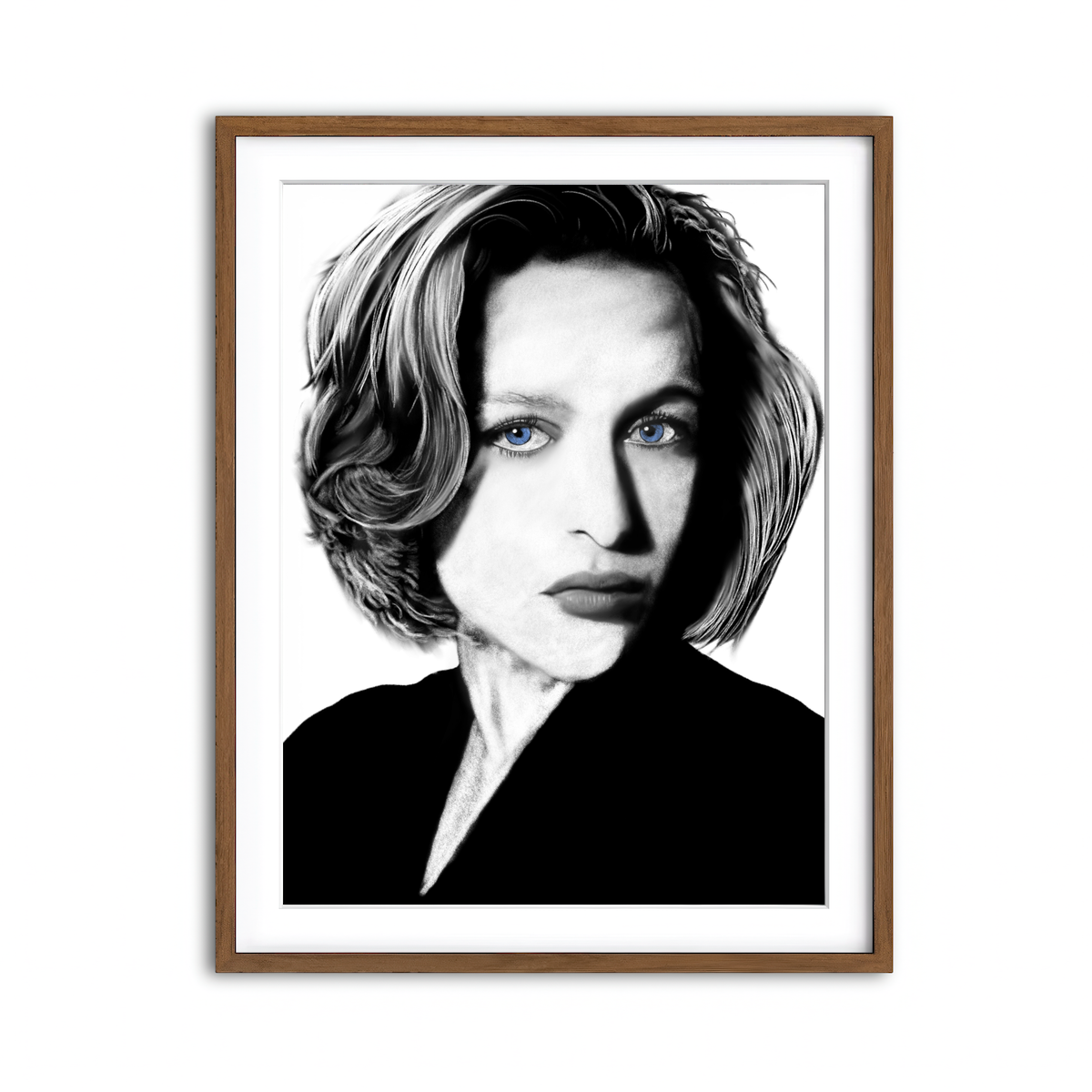 Framed Print 3x4 Walnut