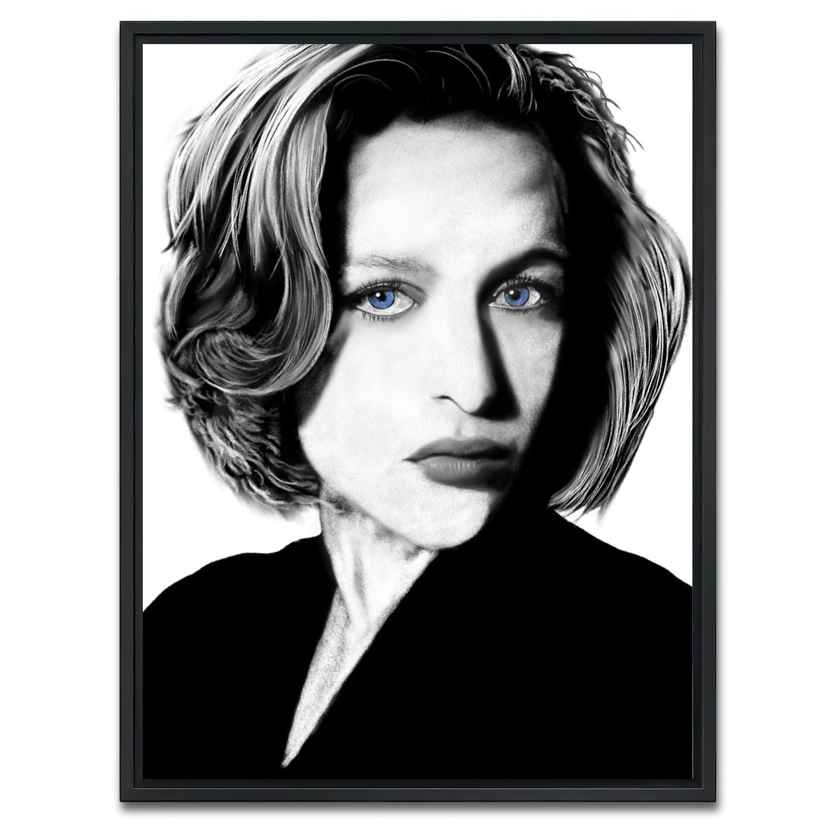 AUTO-MOCKUP WHITE | Scully | 1 Piece | Black Framed Canvas | group=3x4