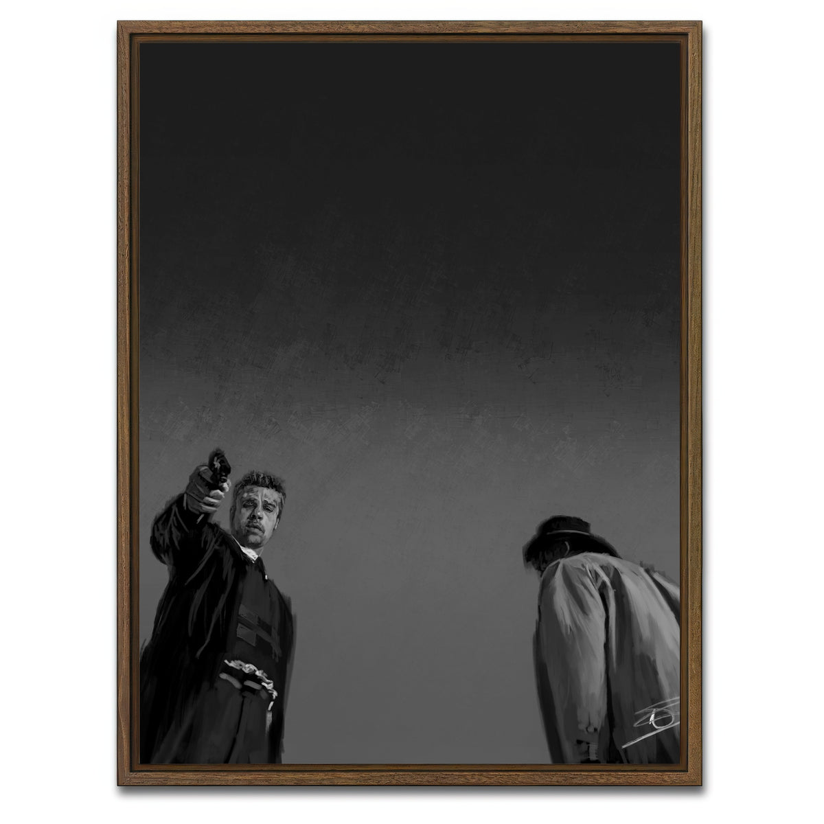 AUTO-MOCKUP WHITE | Se7en | 1 Piece | Walnut Framed Canvas | group=3x4