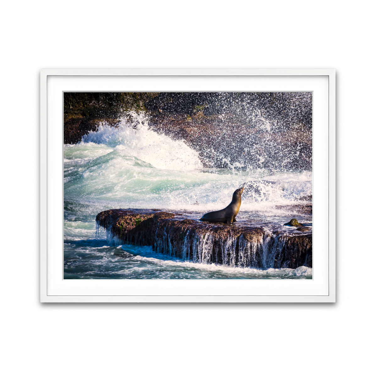 Framed Print 4x3 White