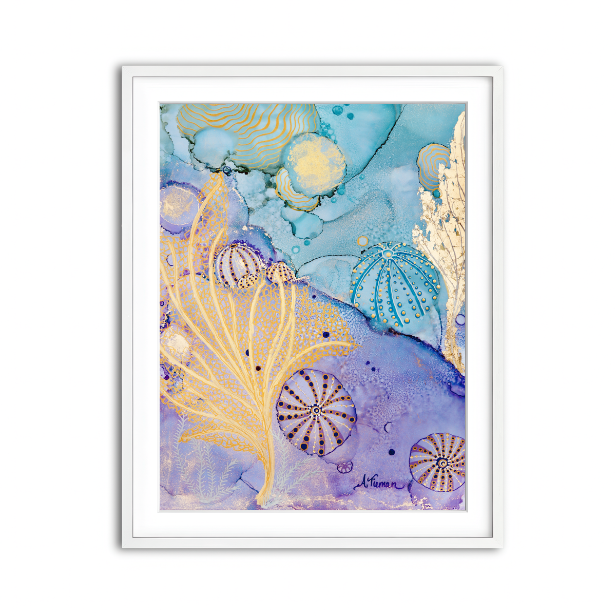 Framed Print 3x4 White