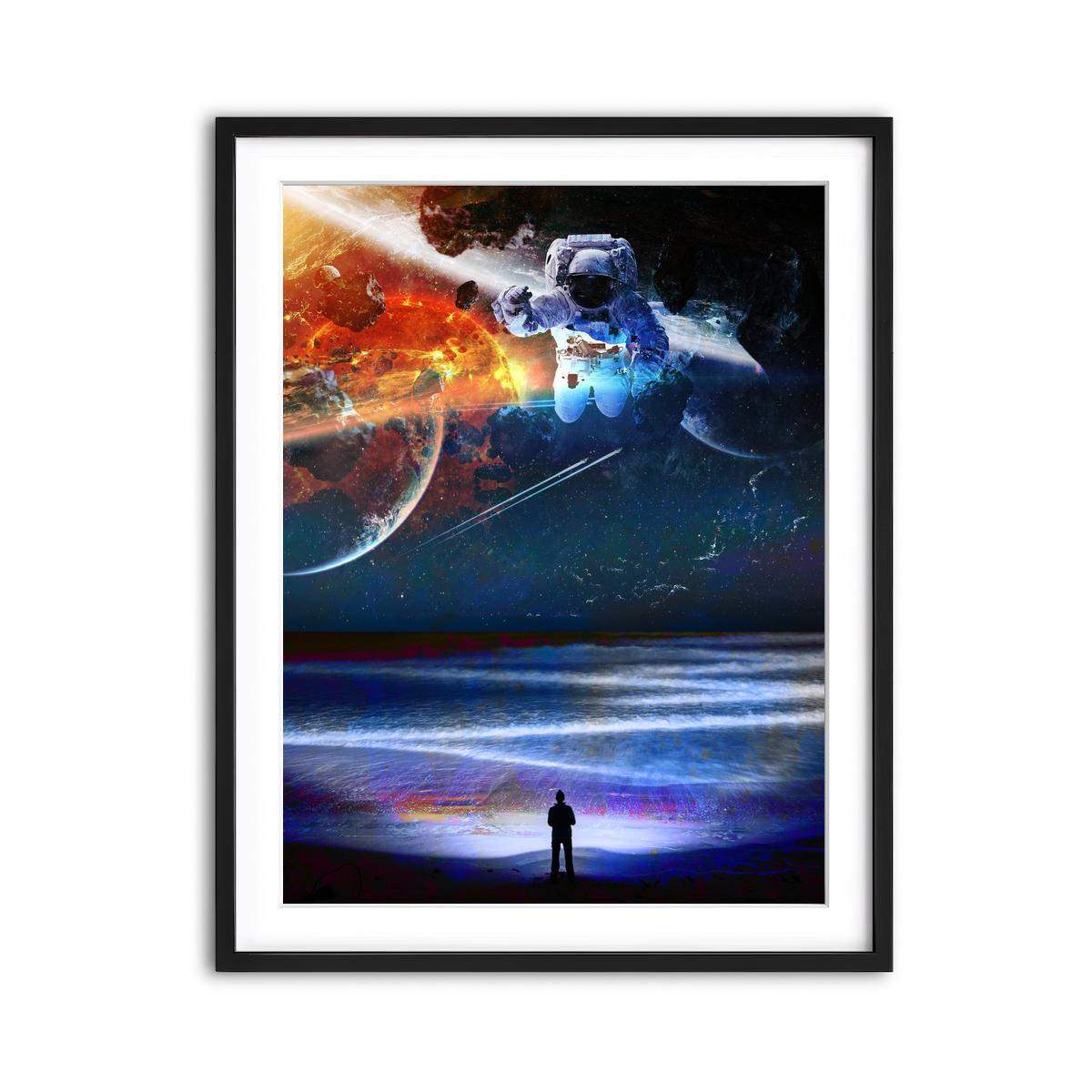 Framed Print 3x4 Black