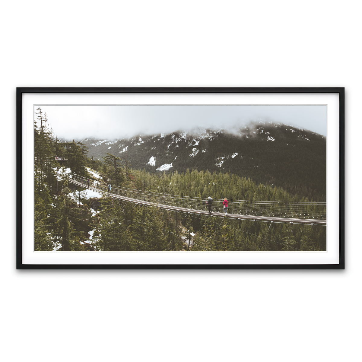 Framed Print 2x1 Black