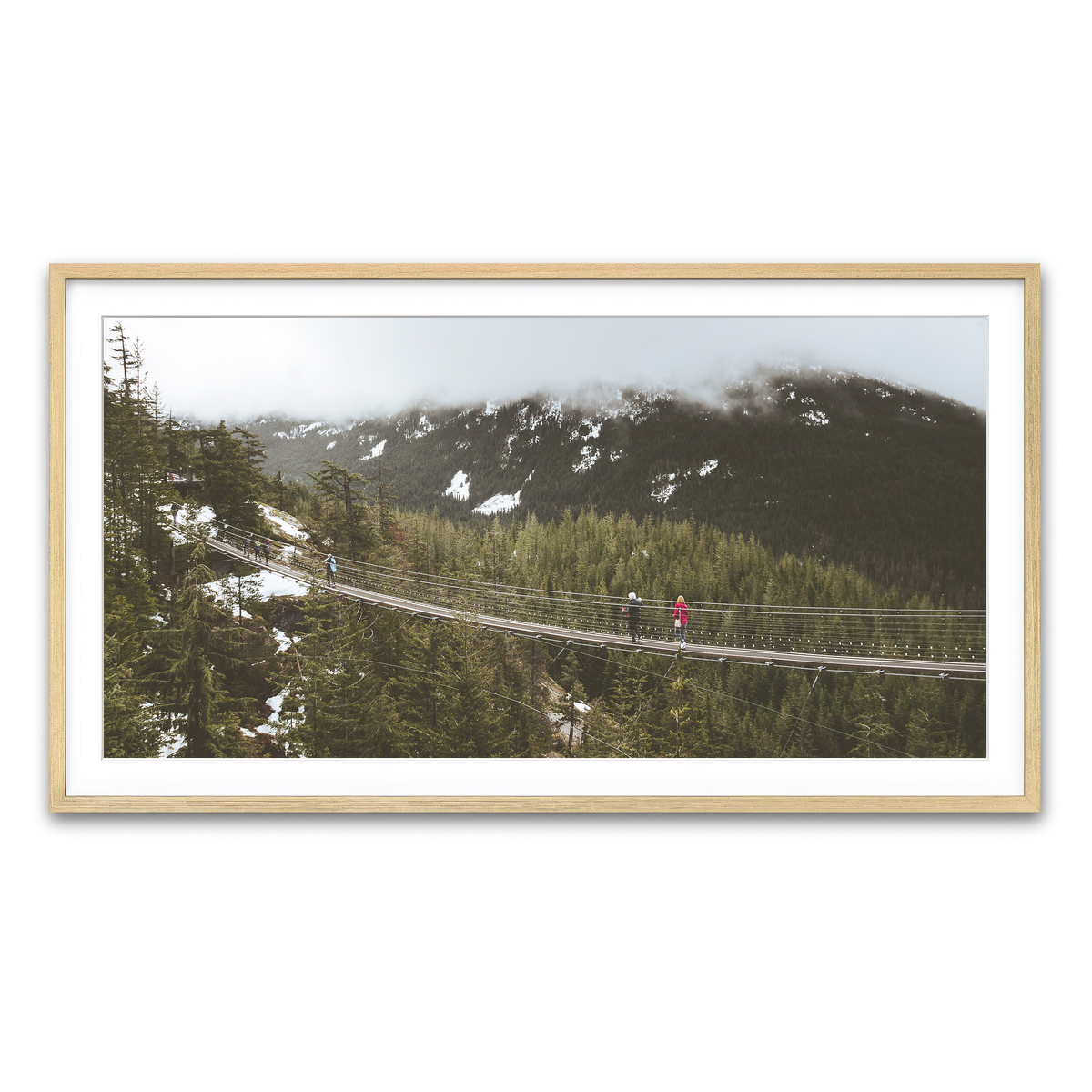 Framed Print 2x1 Natural
