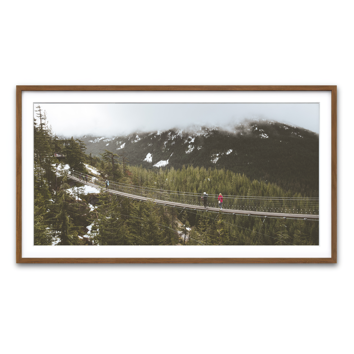Framed Print 2x1 Walnut