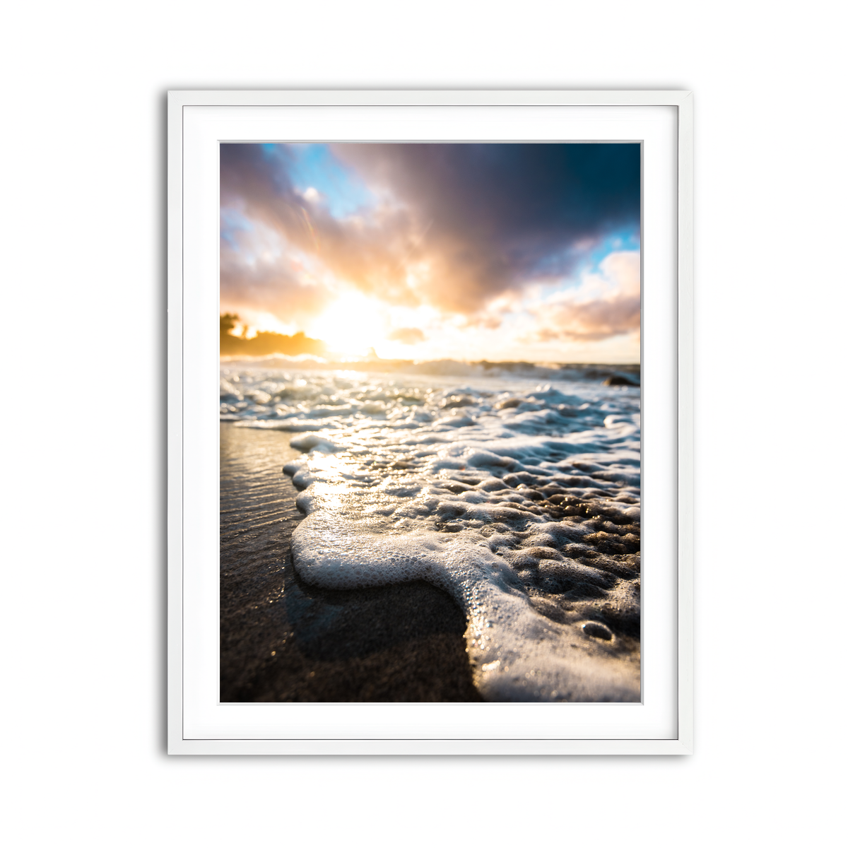 Framed Print 3x4 White