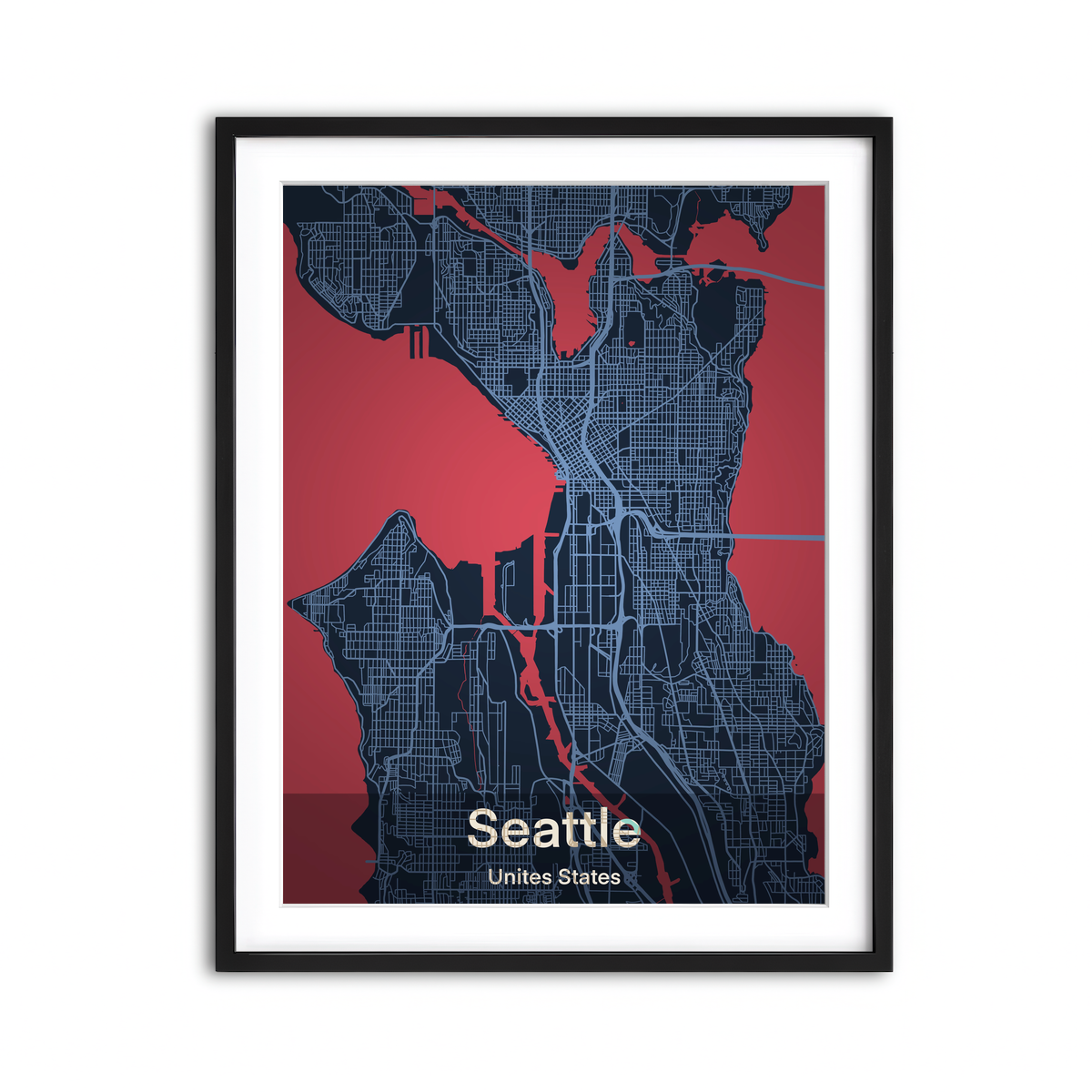 Framed Print 3x4 Black