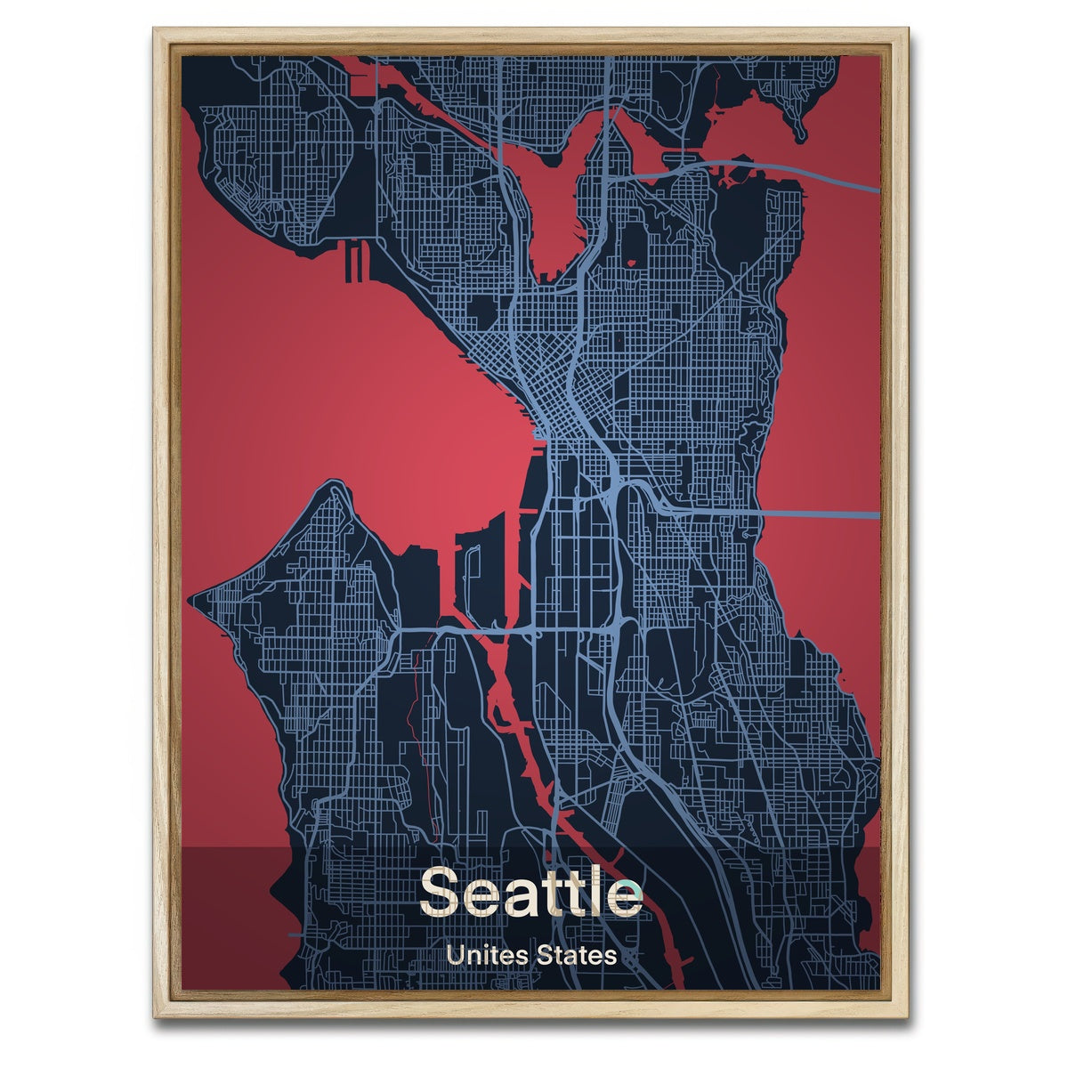 AUTO-MOCKUP WHITE | Seattle | 1 Piece | Natural Framed Canvas | group=3x4