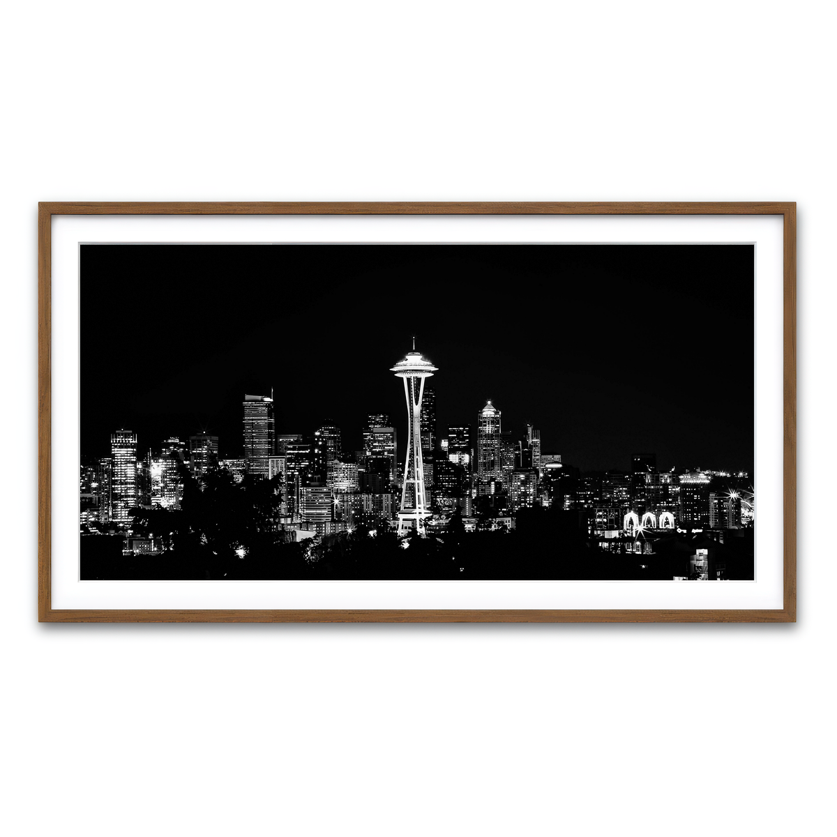 Framed Print 2x1 Walnut