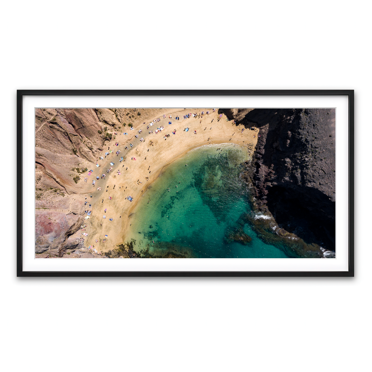 Framed Print 2x1 Black