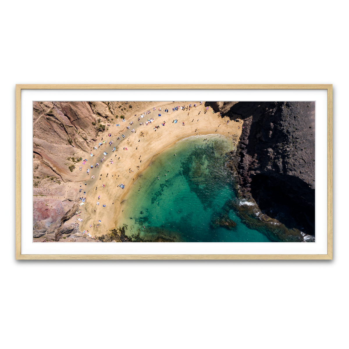Framed Print 2x1 Natural