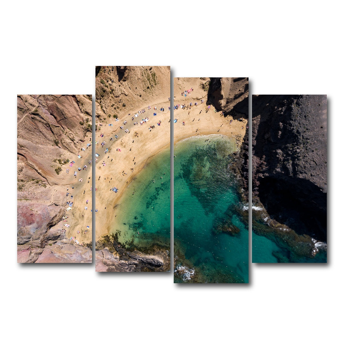 AUTO-MOCKUP WHITE | Secret Cove | 4 Piece | Gallery Wrap Canvas | group=4_normal