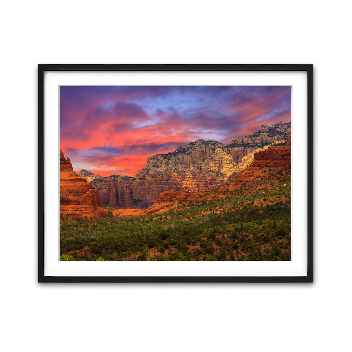Framed Print 4x3 Black