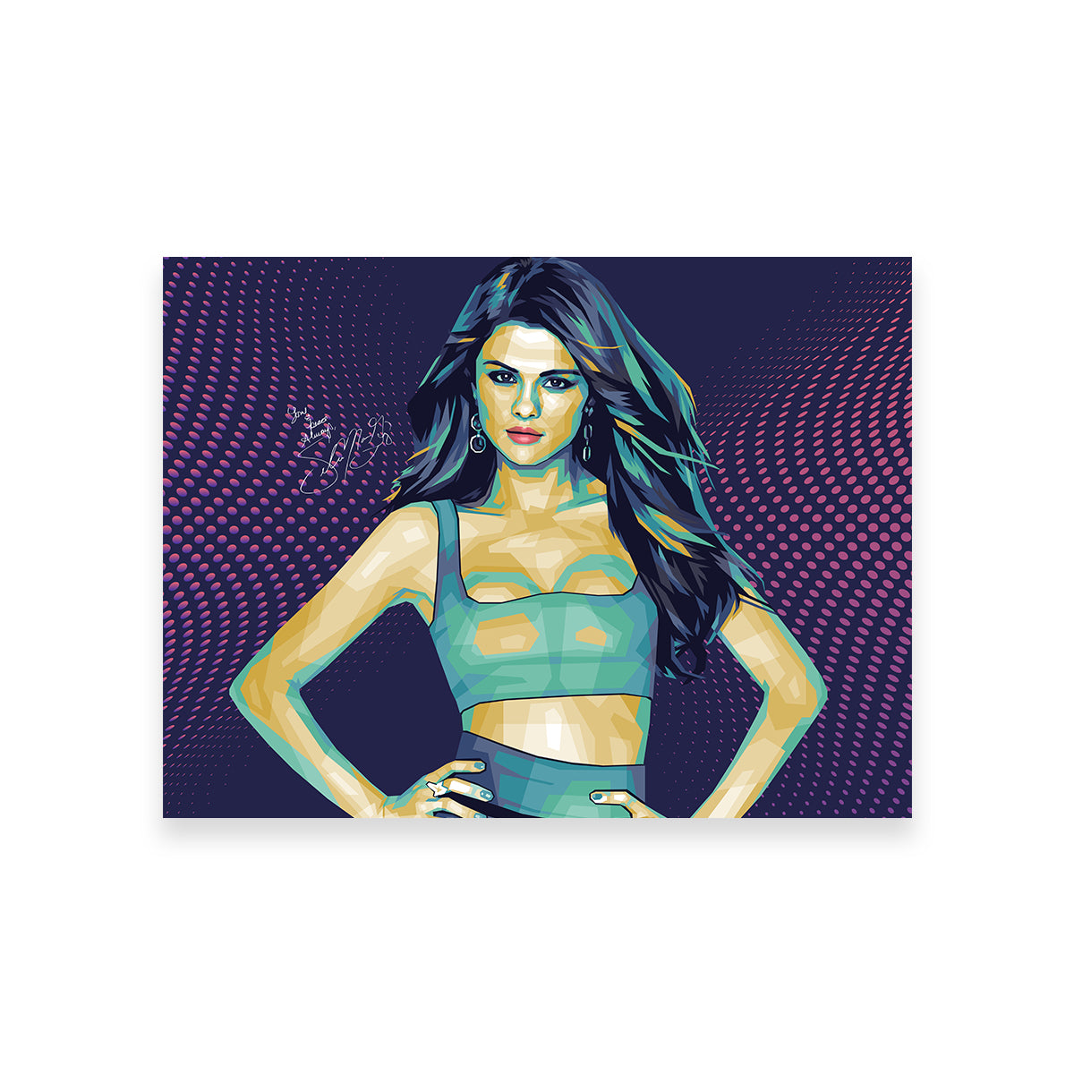 Selena Signature Wall Art