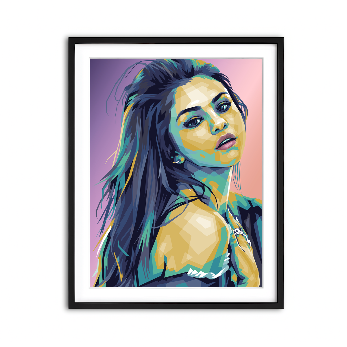 Framed Print 3x4 Black
