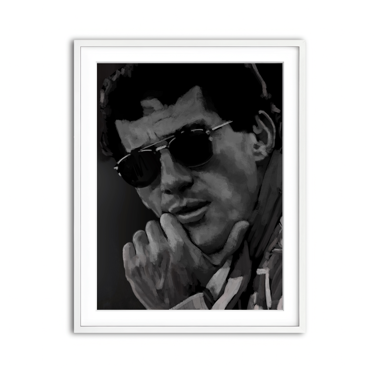 Framed Print 3x4 White