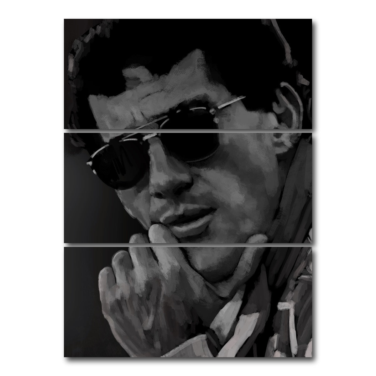 AUTO-MOCKUP WHITE | Senna | 3 Piece | Gallery Wrap Canvas | group=8x18_stacked