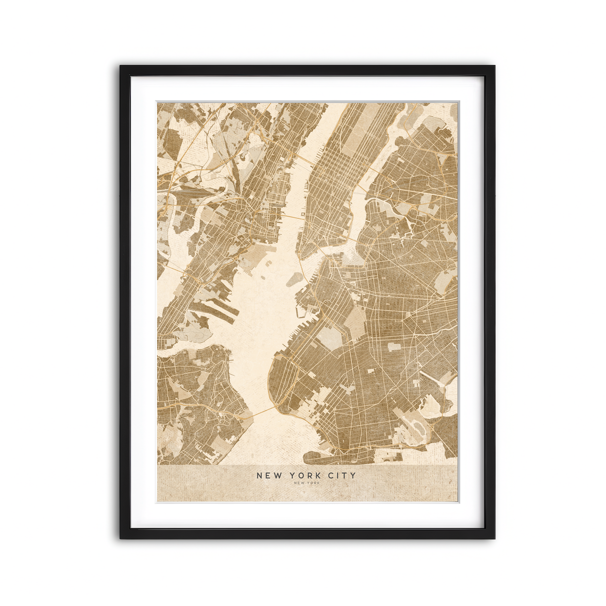 Framed Print 3x4 Black