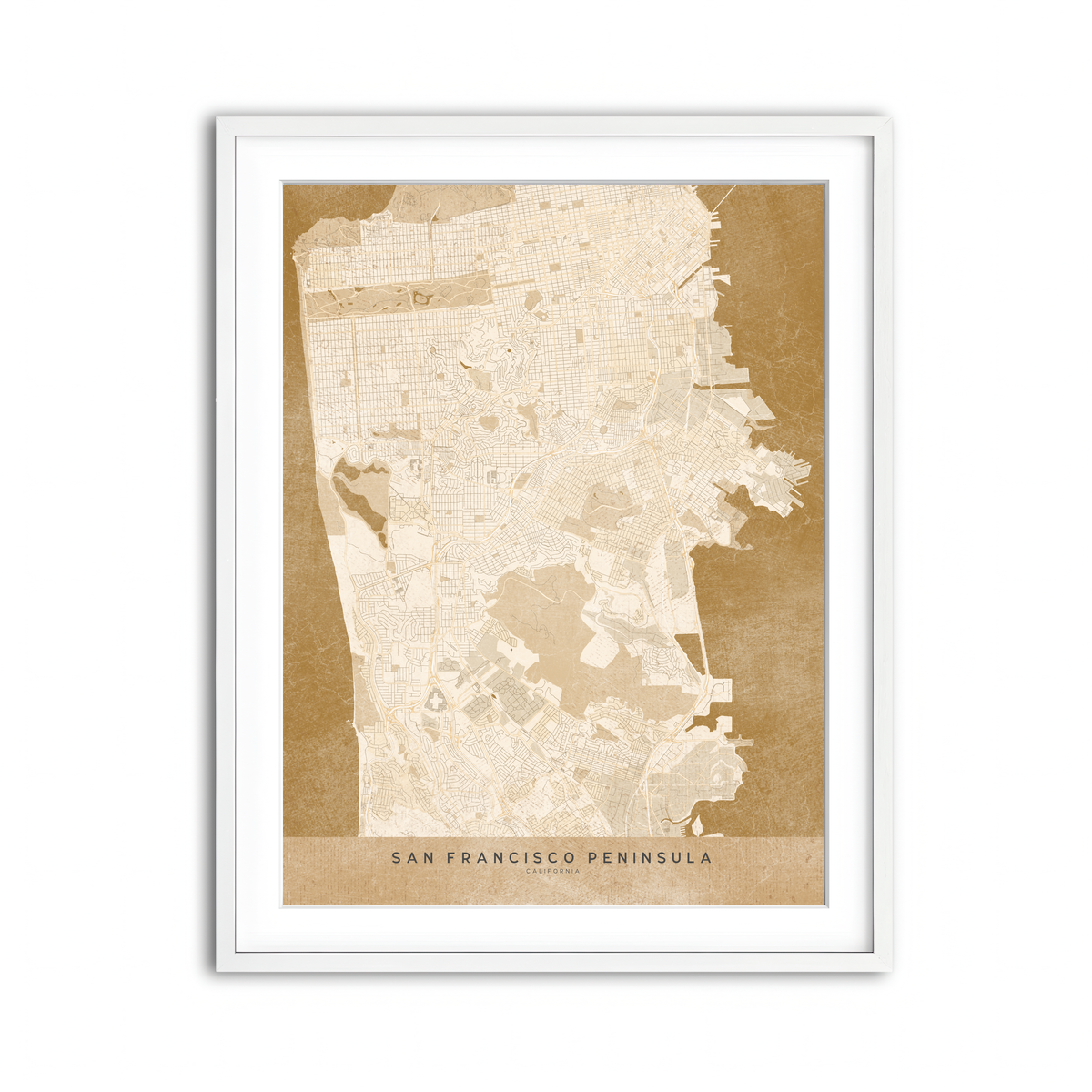 Framed Print 3x4 White