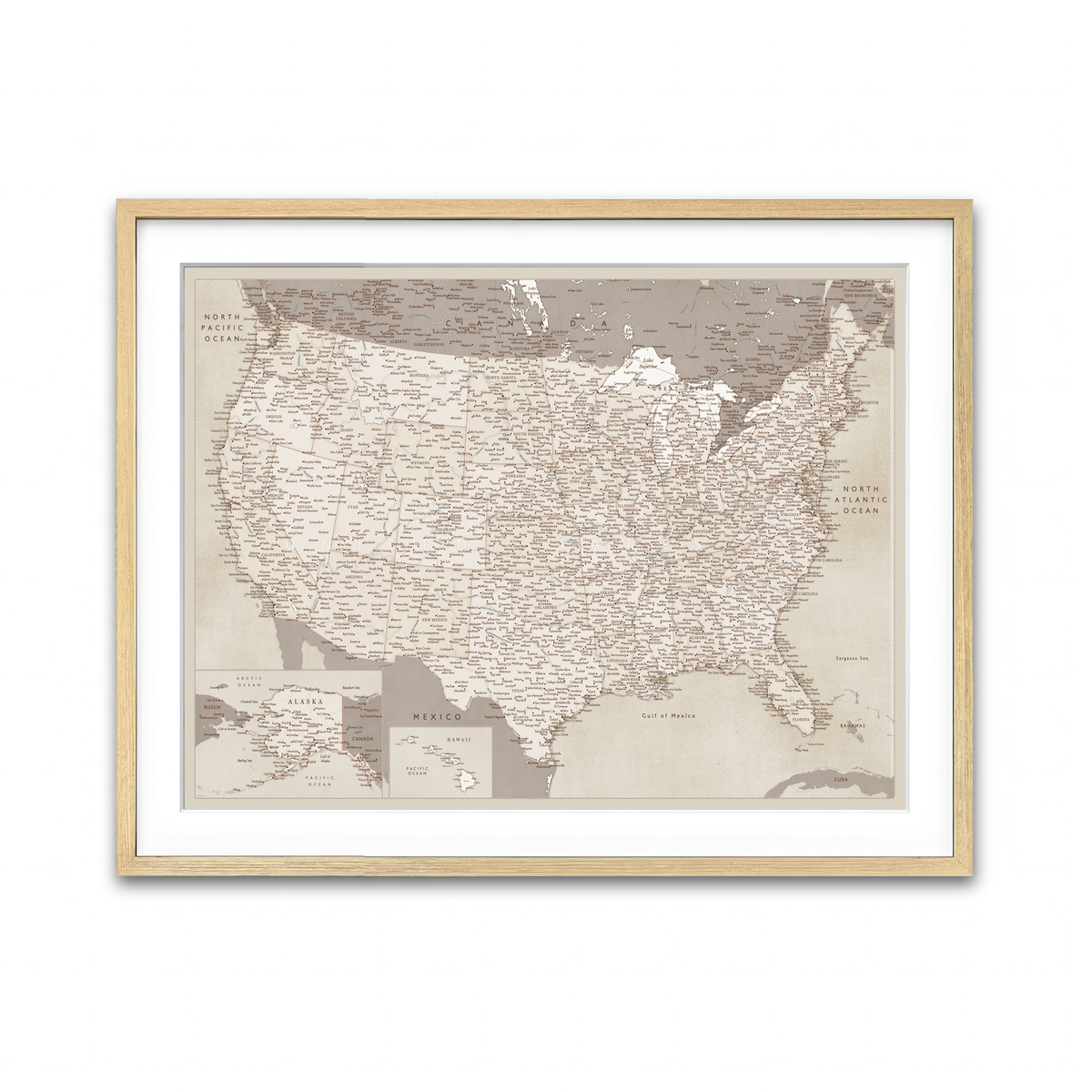 Framed Print 4x3 Natural