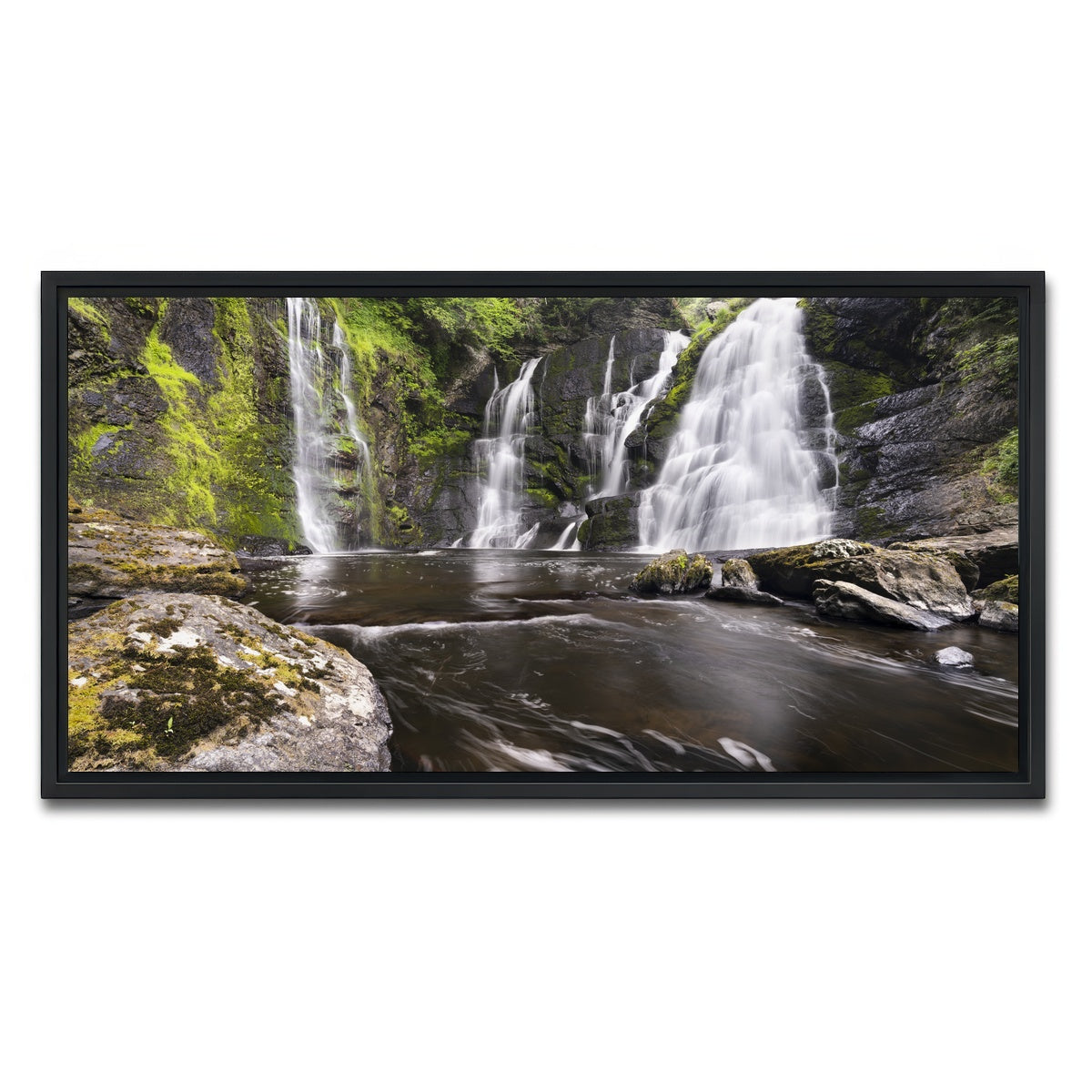 AUTO-MOCKUP WHITE | Serenity | 1 Piece | Black Framed Canvas | group=2x1