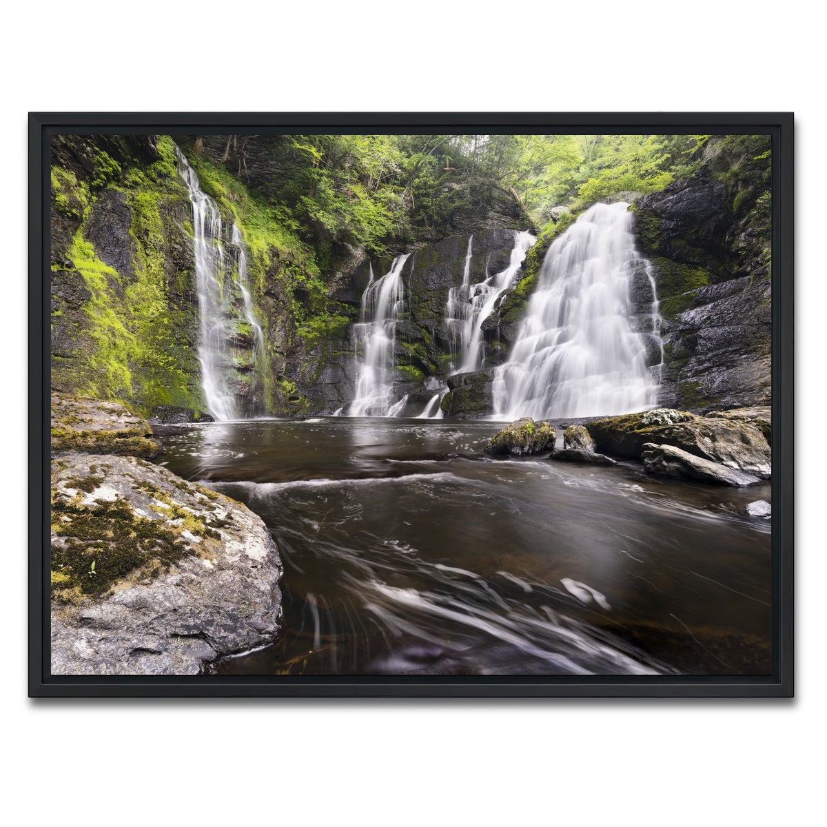 AUTO-MOCKUP WHITE | Serenity | 1 Piece | Black Framed Canvas | group=4x3