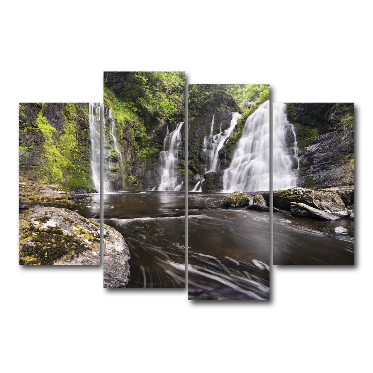 AUTO-MOCKUP WHITE | Serenity | 4 Piece | Gallery Wrap Canvas | group=4_short
