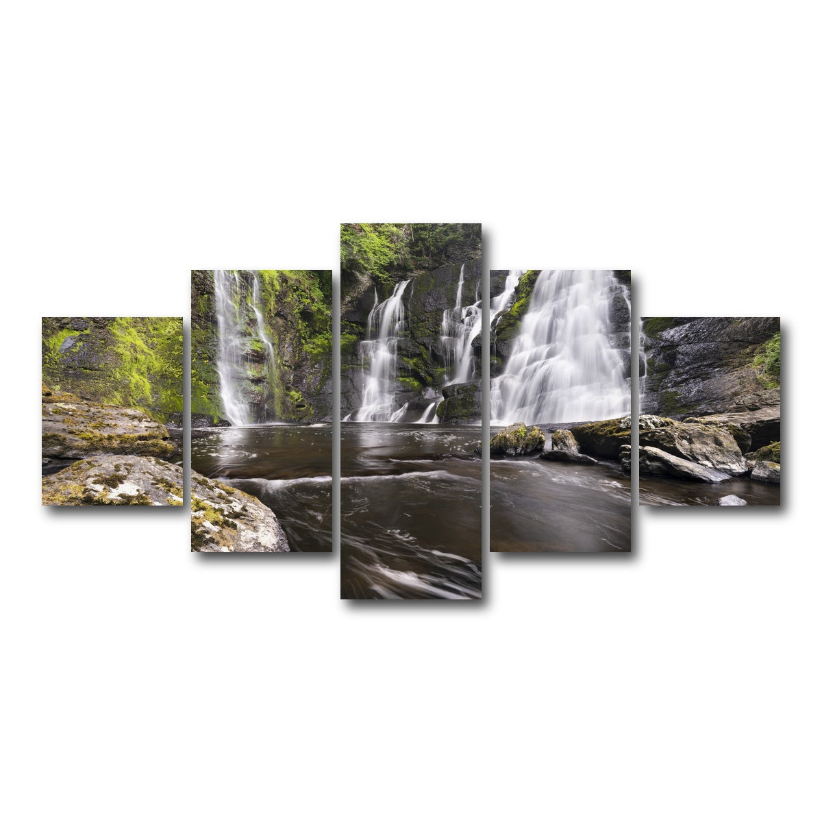 AUTO-MOCKUP WHITE | Serenity | 5 Piece | Gallery Wrap Canvas | group=5_short