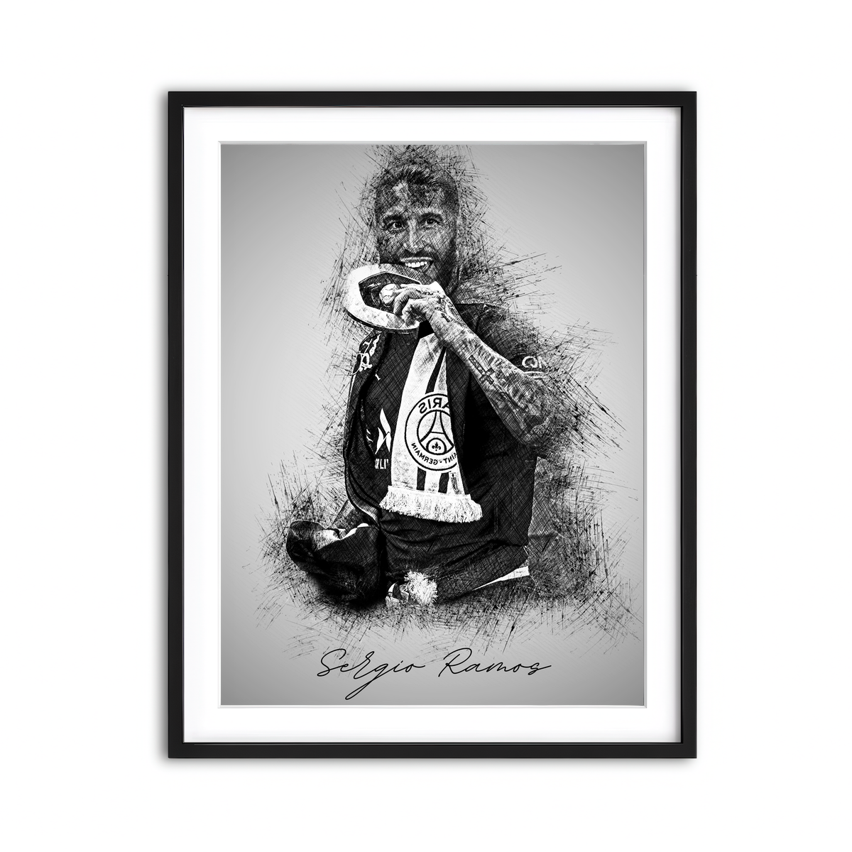 Framed Print 3x4 Black