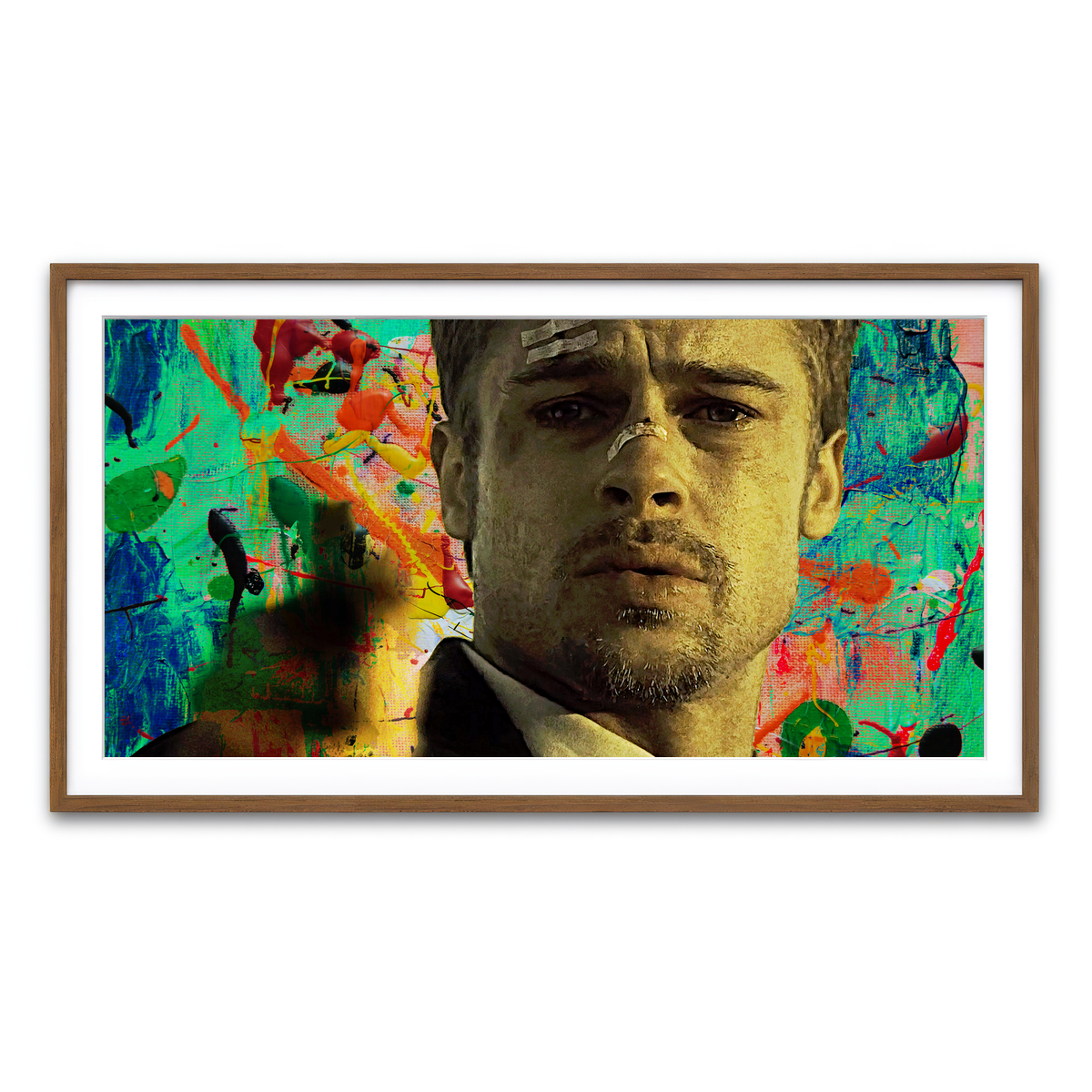 Framed Print 2x1 Walnut