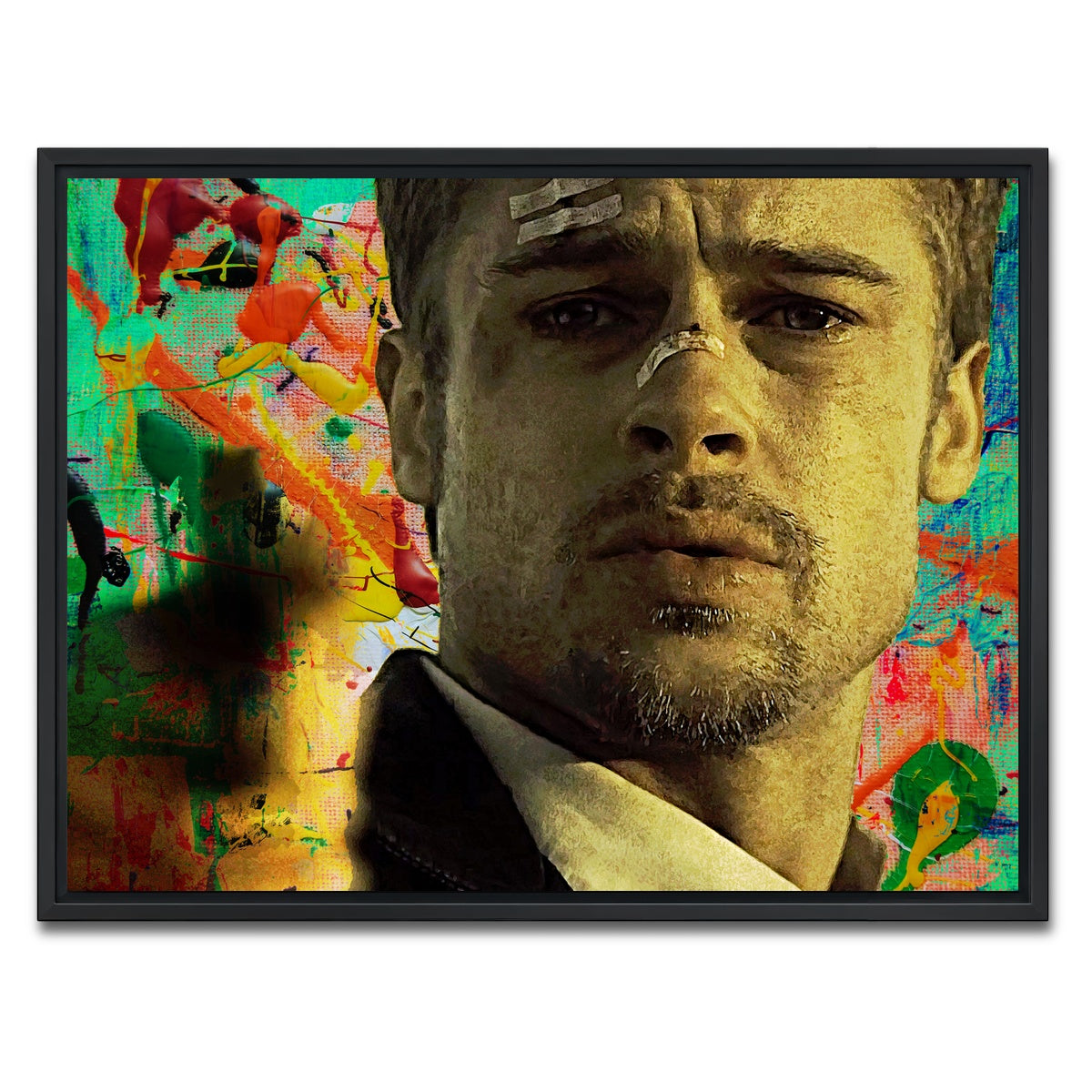 AUTO-MOCKUP WHITE | Seven - Mills | 1 Piece | Black Framed Canvas | group=4x3