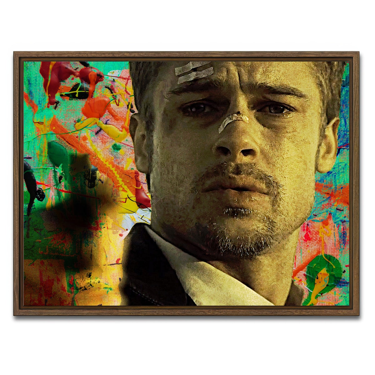 AUTO-MOCKUP WHITE | Seven - Mills | 1 Piece | Walnut Framed Canvas | group=4x3