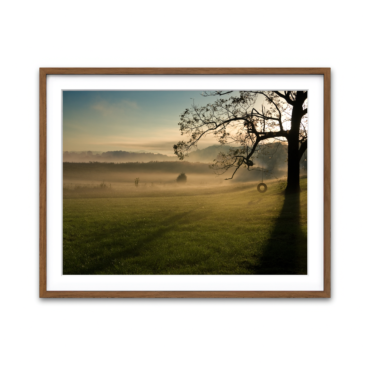 Framed Print 4x3 Walnut