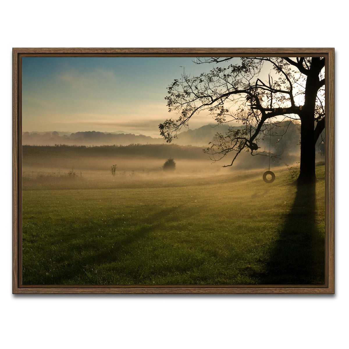 AUTO-MOCKUP WHITE | Seven Islands Wildlife Refuge | 1 Piece | Walnut Framed Canvas | group=4x3