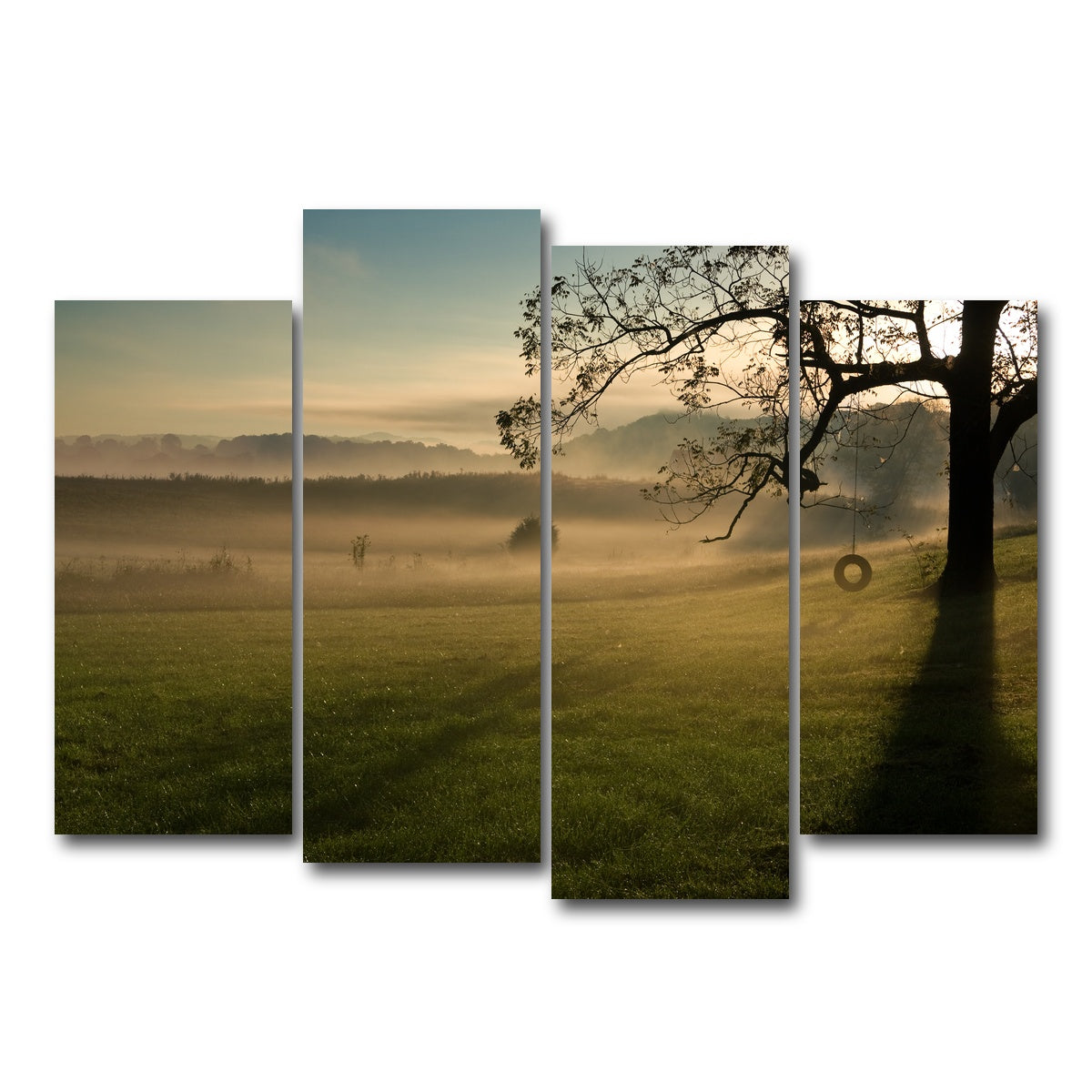 AUTO-MOCKUP WHITE | Seven Islands Wildlife Refuge | 4 Piece | Gallery Wrap Canvas | group=4_normal