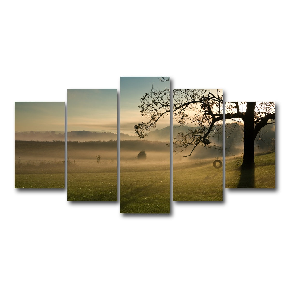 AUTO-MOCKUP WHITE | Seven Islands Wildlife Refuge | 5 Piece | Gallery Wrap Canvas | group=5_normal