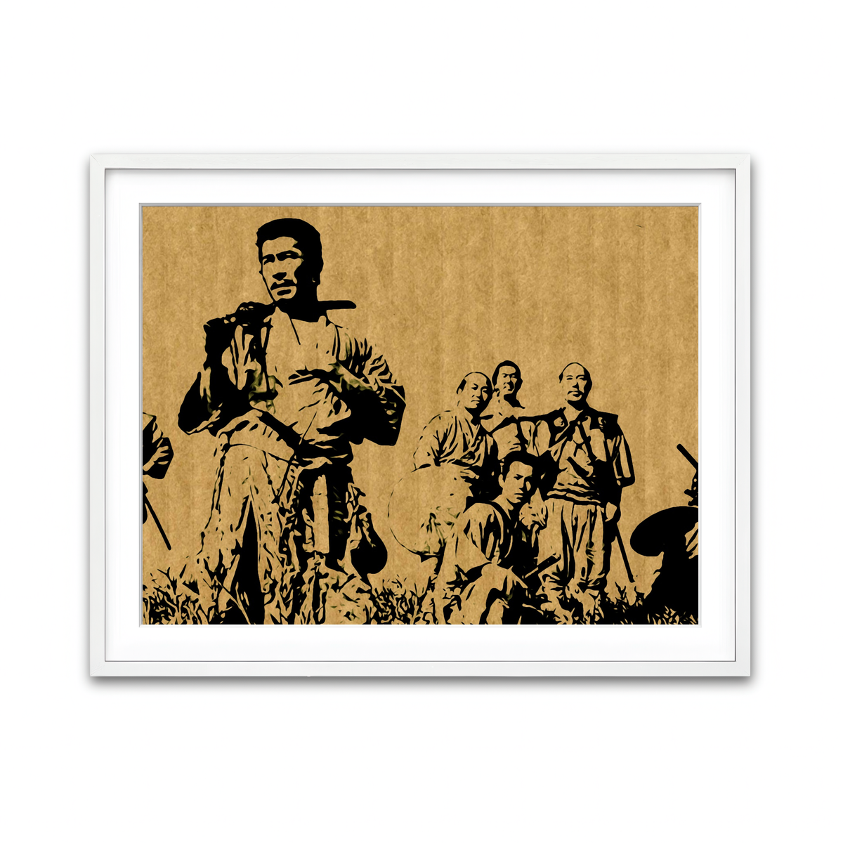 Framed Print 4x3 White