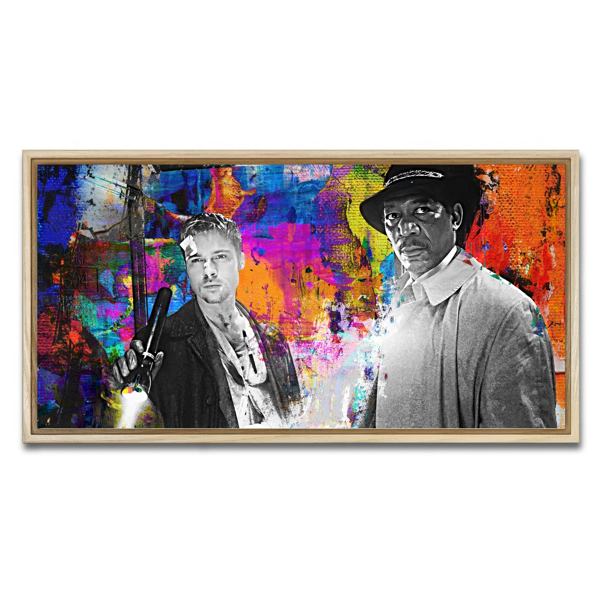 AUTO-MOCKUP WHITE | Seven | 1 Piece | Natural Framed Canvas | group=2x1