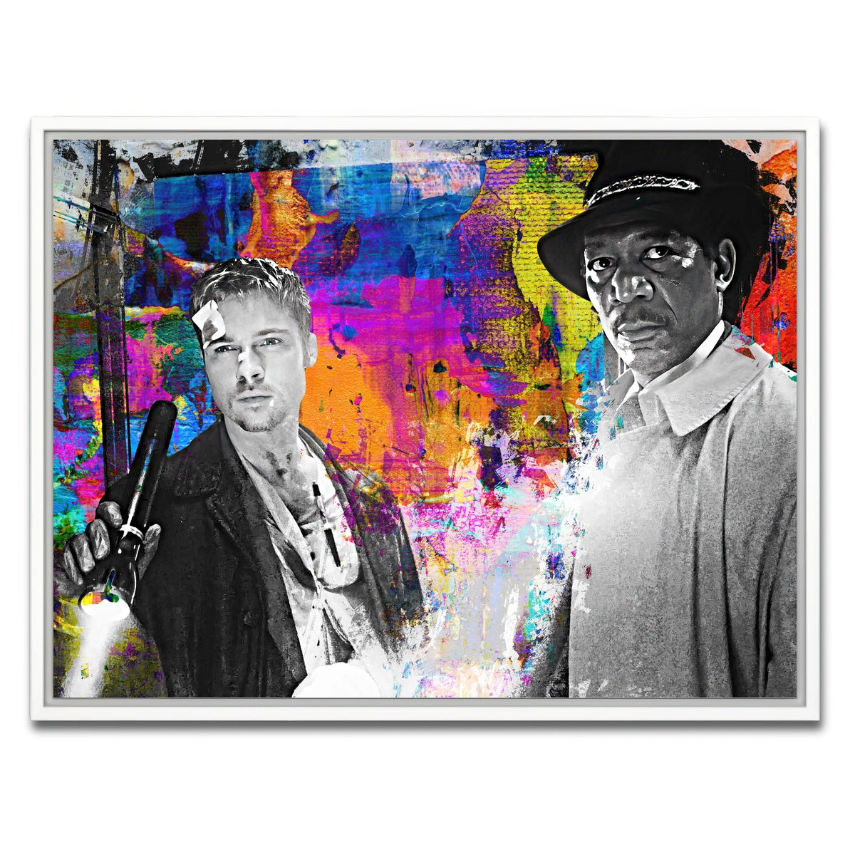 AUTO-MOCKUP WHITE | Seven | 1 Piece | White Framed Canvas | group=4x3