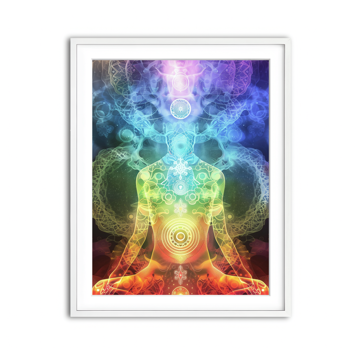 Framed Print 3x4 White