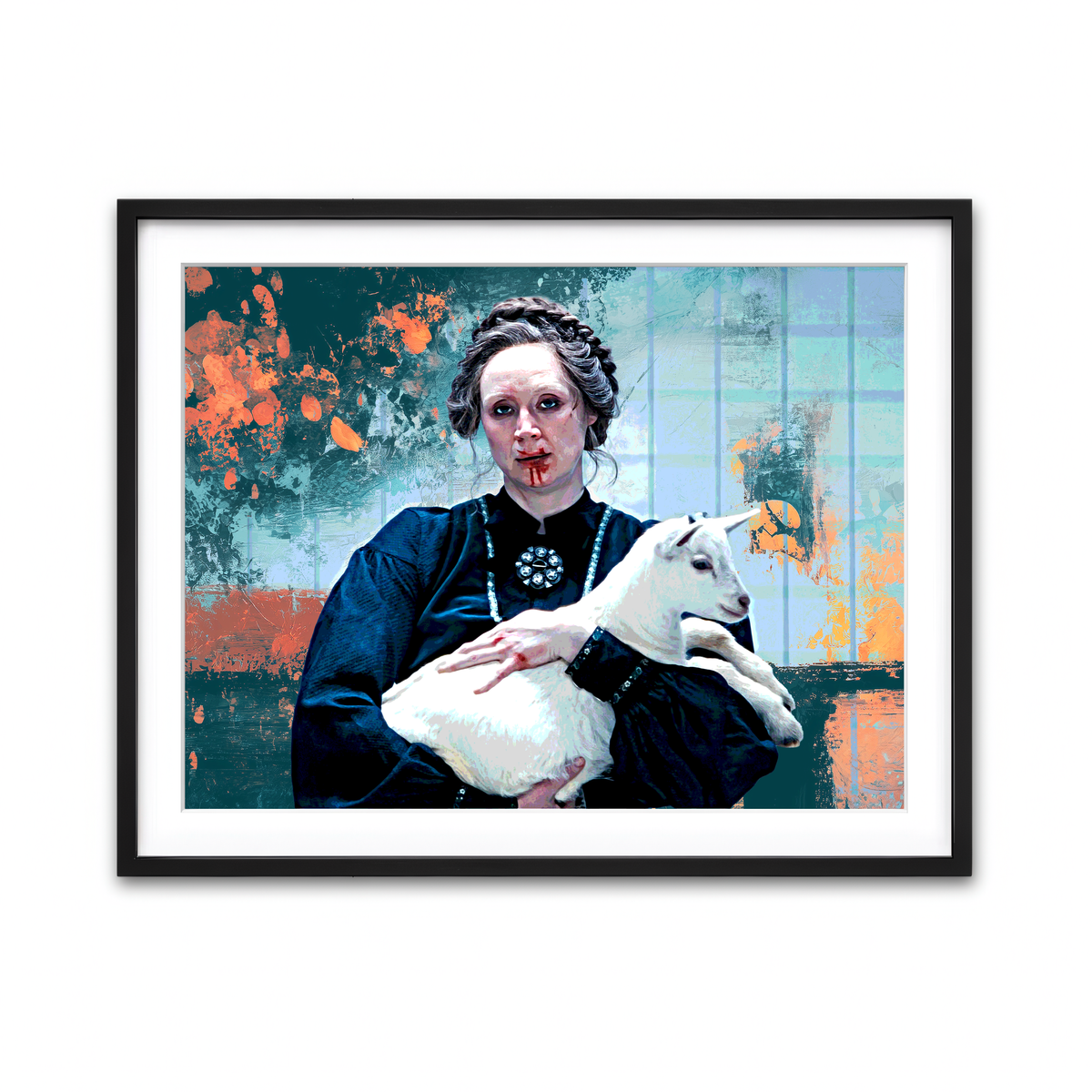 Framed Print 4x3 Black