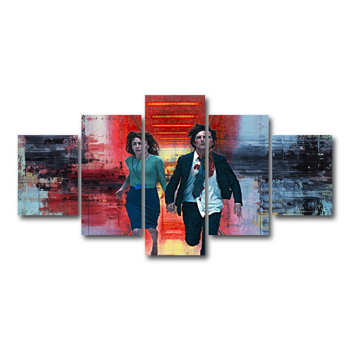 AUTO-MOCKUP WHITE | Severance S2 Finale | 5 Piece | Gallery Wrap Canvas | group=5_short