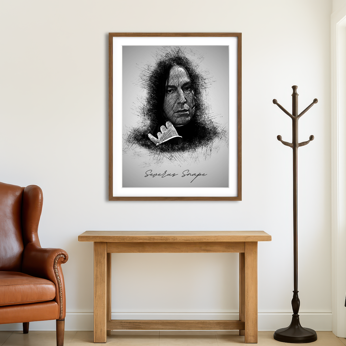 AUTO-MOCKUP ROOM | Severus Snape Wall Art