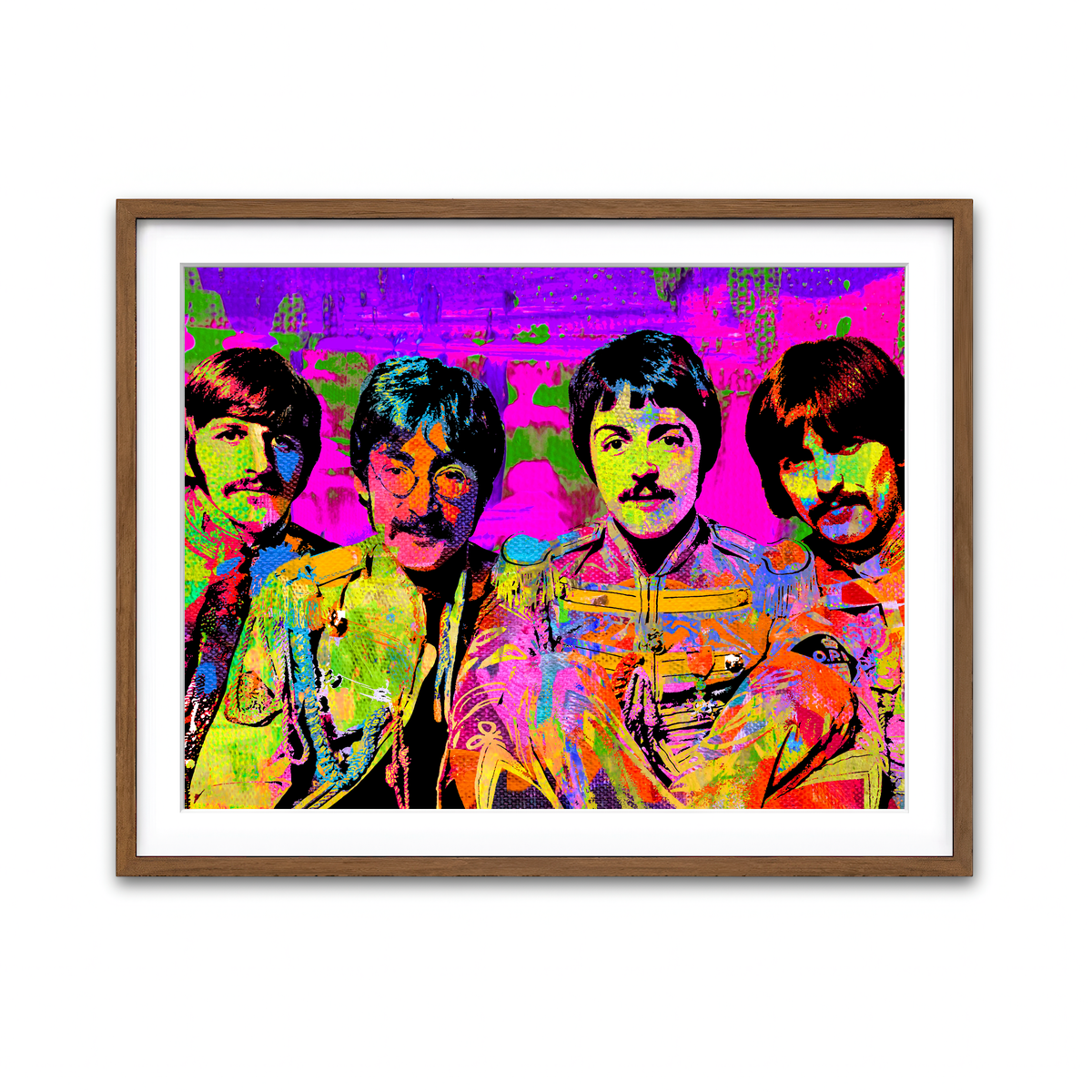 Framed Print 4x3 Walnut